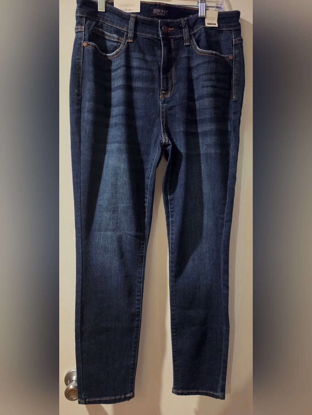 NWT Judy Blue High Waist Relaxed Fit Jeans Dark Wash 13/31 JB82325DK
